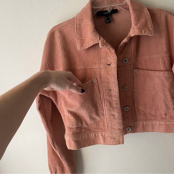 Corduroy Cropped Jacket - Picture 4 of 5